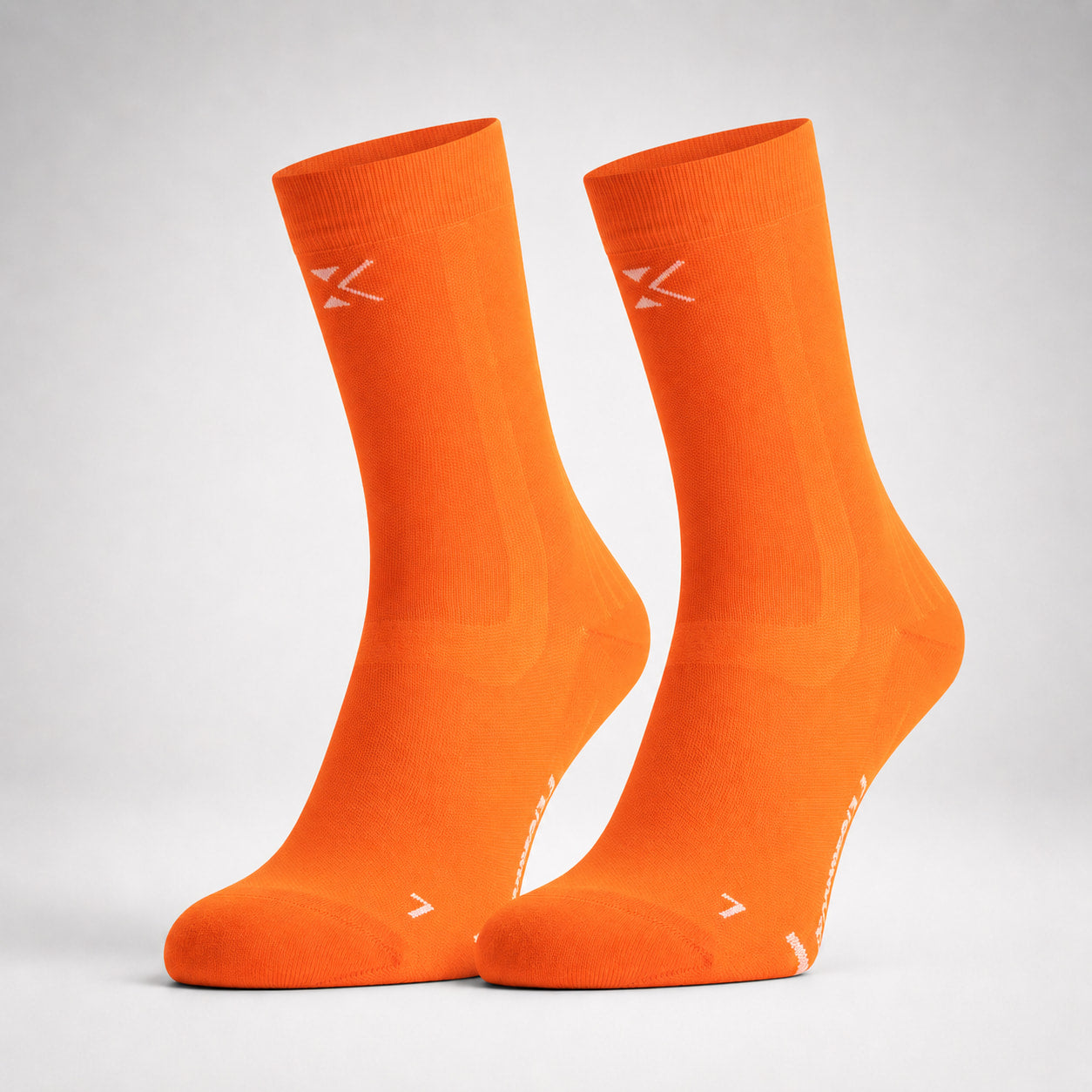 Korte Compressiesokken #Korte Compressiesokken (Kleur)_rush orange