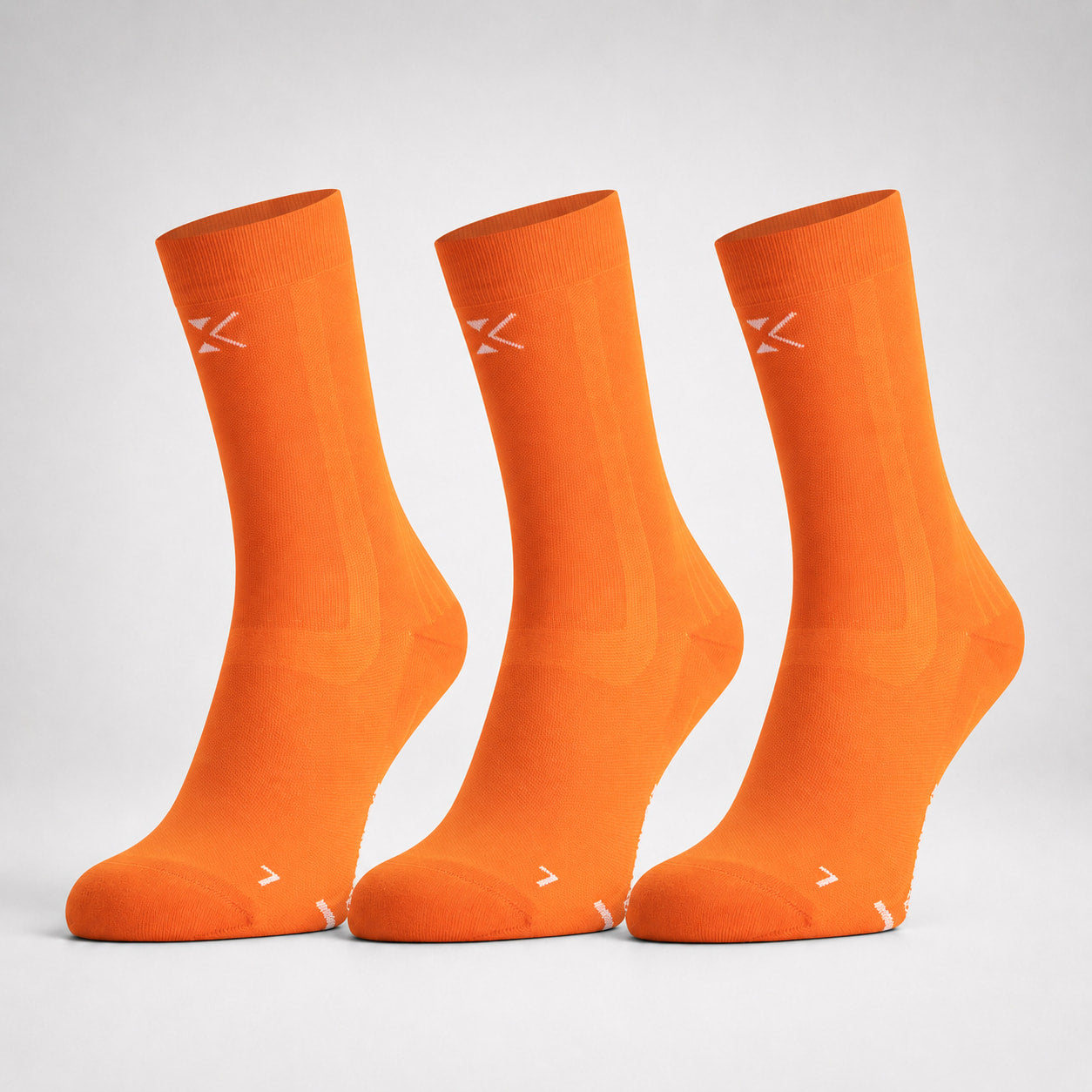 Korte Compressiesokken #Korte Compressiesokken (Kleur)_rush orange