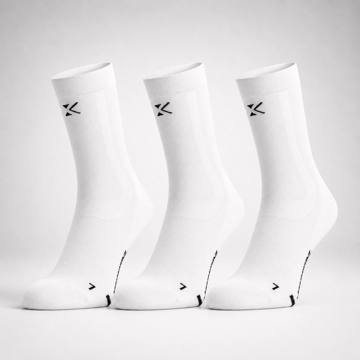 Korte Compressiesok #Korte Compressiesokken (Kleur)_arctic white