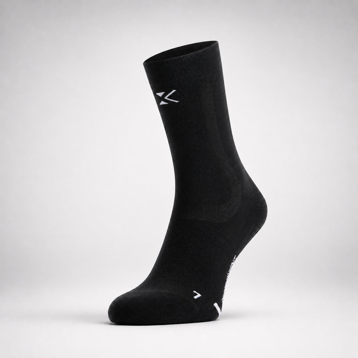 KINEX korte compressiesokken Midnight Black, voorkant