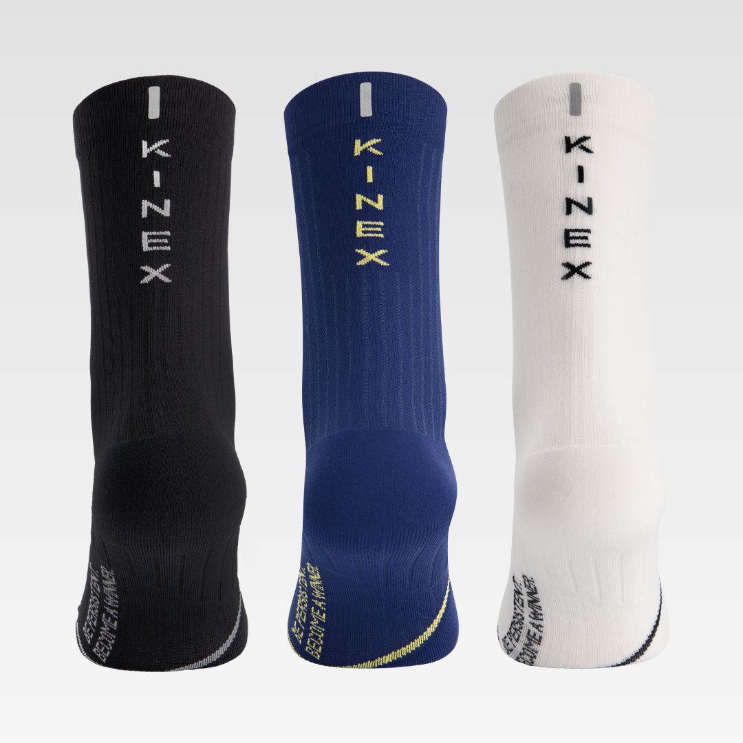 3-pack bundle wit/blauw/zwart