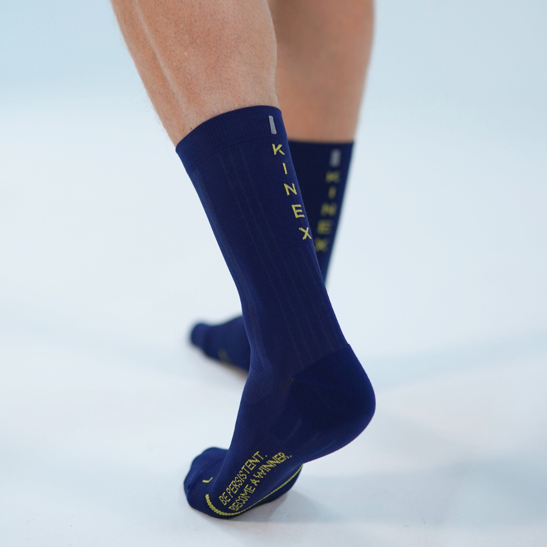 Short Compression Socks Navy #Low Compression Socks (Color)_navy volt