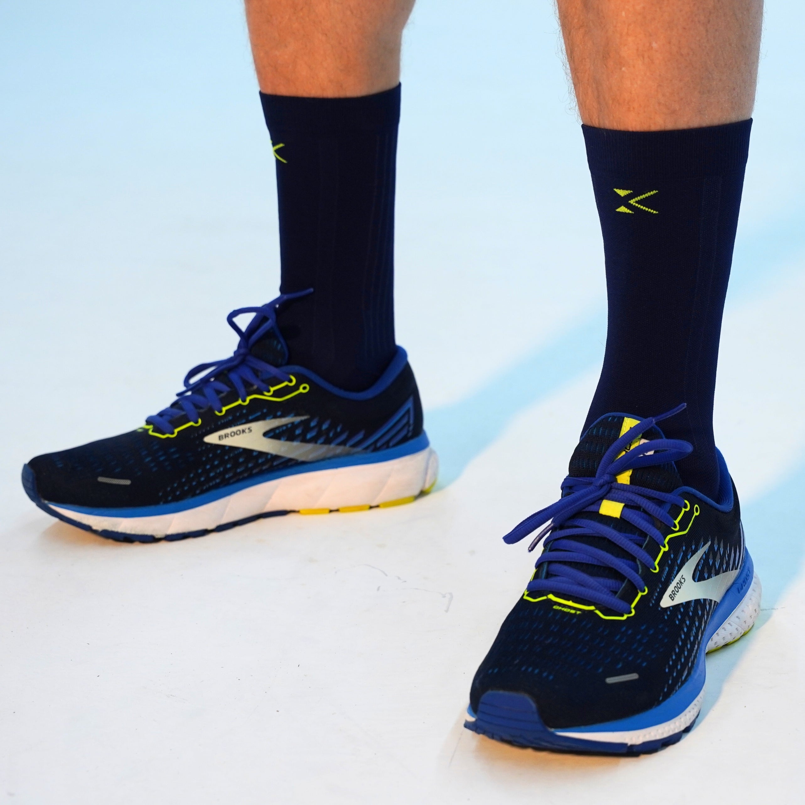 Korte Compressiesokken #Korte Compressiesokken (Kleur)_navy volt