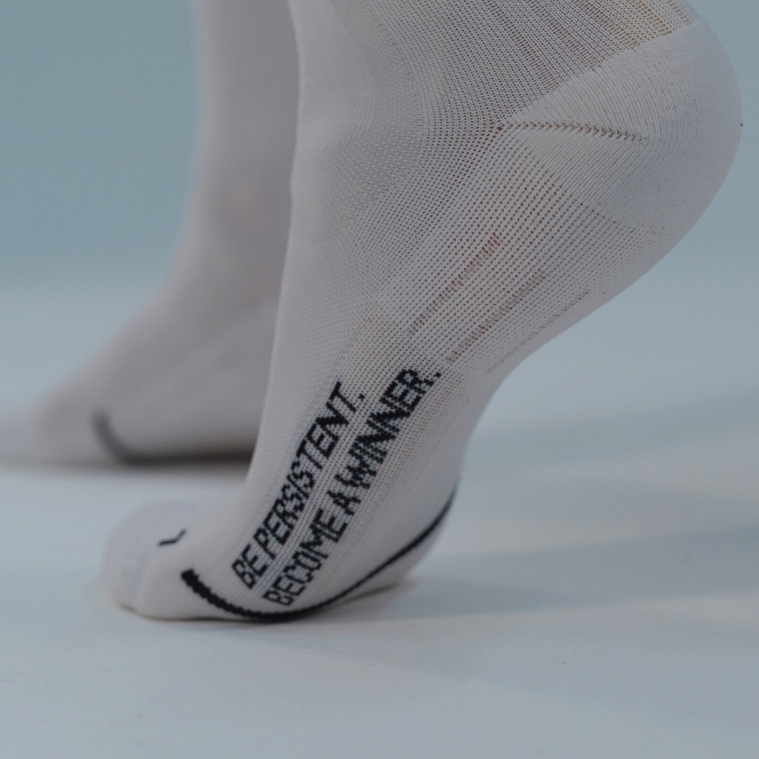 Short Compression Sock White #color_arctic white